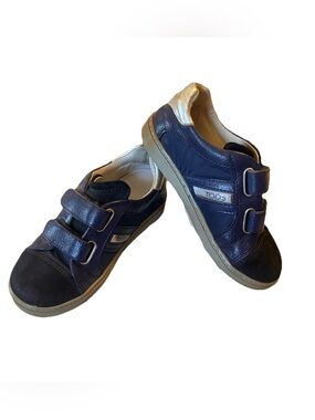 TOD'S JUNIOR Blue Leather Shoes 27 EU (10 US) SneakerToddler Kids